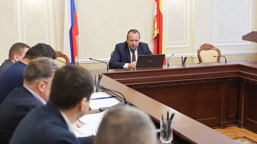 Главная картинка новости: В мэрии Воронежа прошло заседание комиссии по вопросам повышения дорожной безопасности в городе