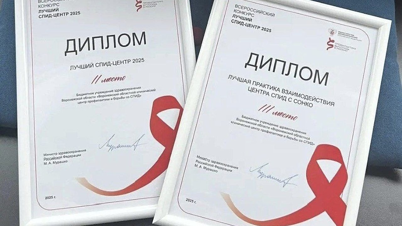 Главная картинка новости: Воронежский центр по борьбе со СПИДом в числе лучших в России