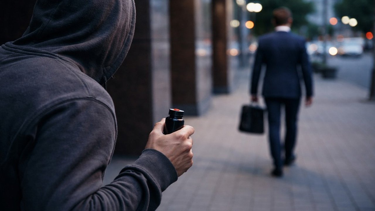 Главная картинка новости: Воронежский директор компании смог отбиться от грабителя с перцовым баллончиком