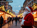 В Воронеже возродили популярную новогоднюю традицию: 200 Дедов Морозов вышли на площадь Ленина