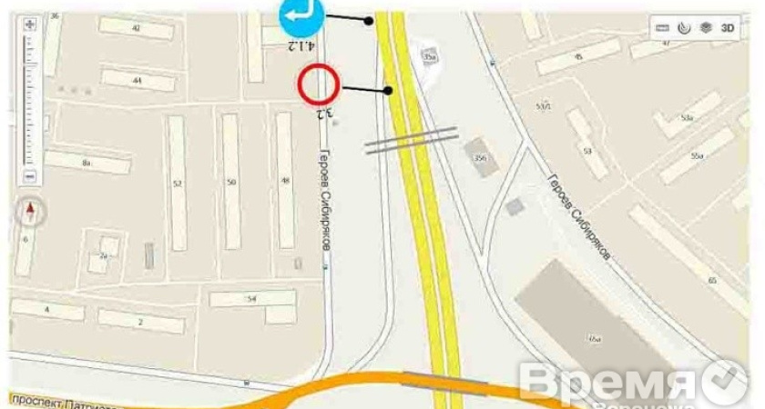 В Воронеже перекроют движение под мостом в районе БСМП