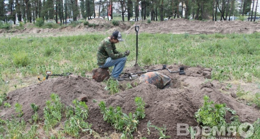 В Коминтерновском районе строители, вырывая котлован, уничтожили захоронение бойцов Стрелковой дивизии