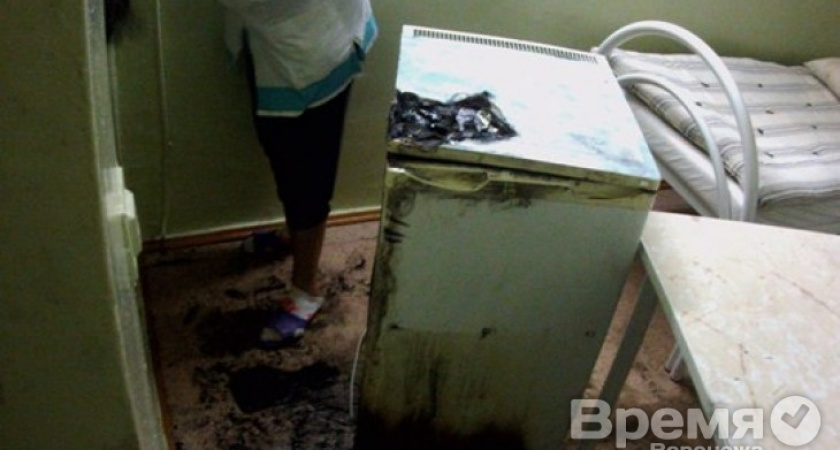 В воронежской БСМП ночью произошел пожар