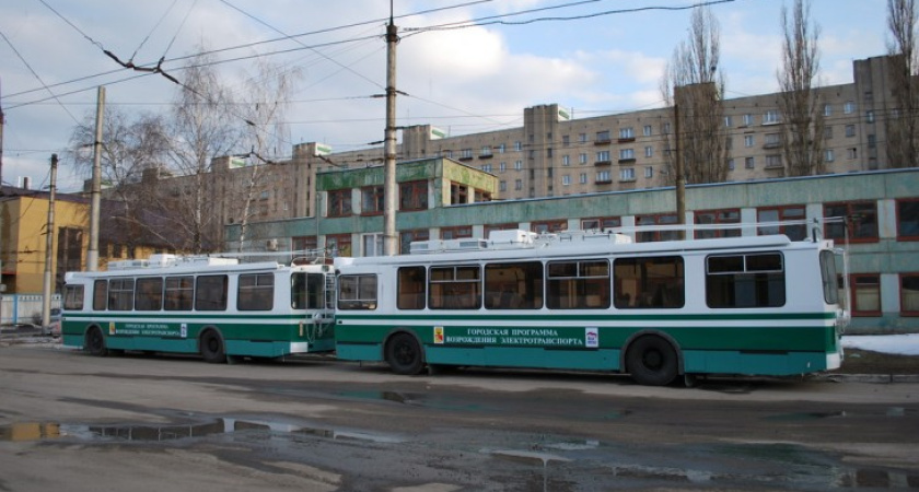 Центр Воронежа закрывается для троллейбусов