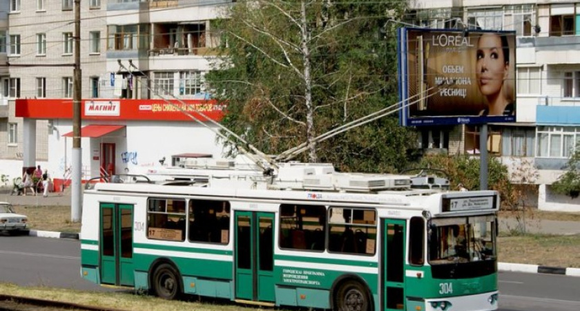 Из центра Воронежа изгоняют троллейбусы