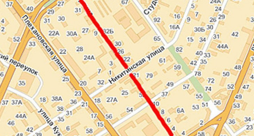 В Воронеже улицу Средне-Московская закроют на два дня