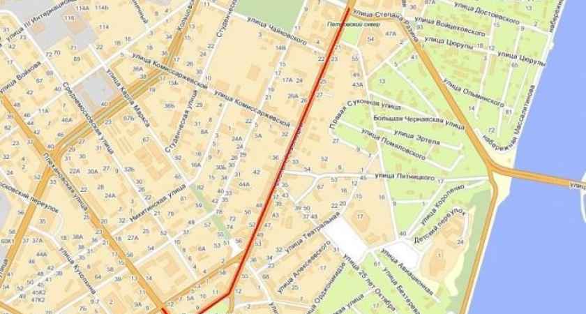 На День города в Воронеже перекроют площадь Ленина, проспект Революции, Плехановскую и Кирова