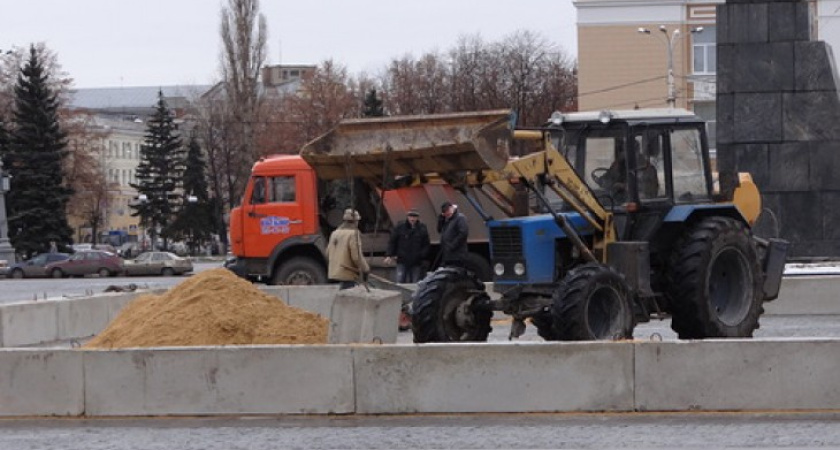 В Воронеже снова копают на площади Ленина