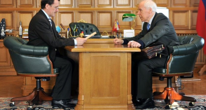 11 февраля губернатор Алексей Гордеев встретился с академиком Николаем Чернышовым