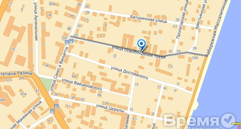 На Рождество перекроют улицу в центре Воронежа