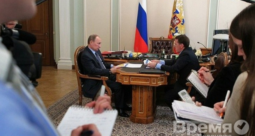 Алексей Гордеев - Владимиру Путину: В Воронежской области на сельское хозяйство выделили  1,2 млрд рублей