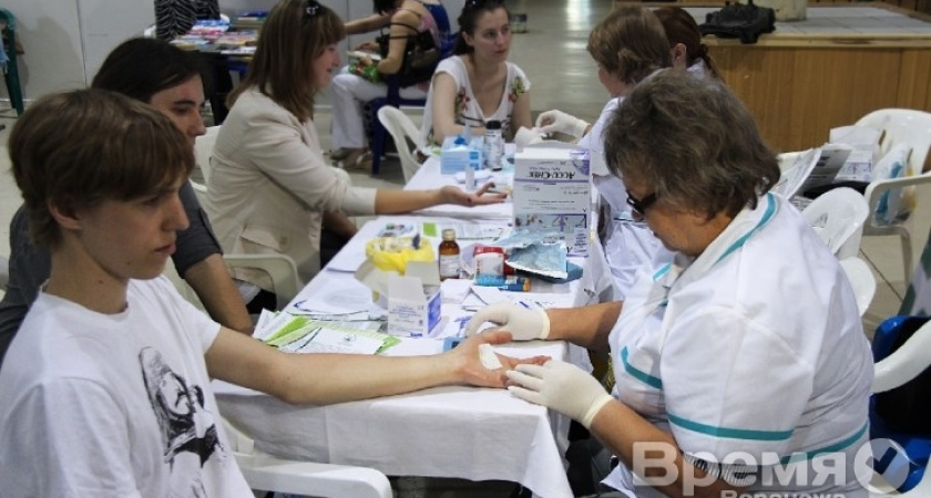 За два дня в Воронеже уровень холестерина в крови проверили больше тысячи человек