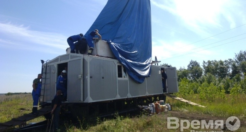 На участок Еланского рудопроявления вышла первая буровая установка