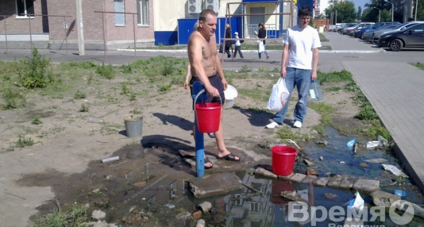 Три района Воронежа больше чем на сутки останутся без холодной воды