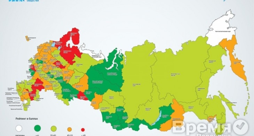 Воронежская область не вошла в тройку регионов-лидеров по социальному самочувствию в Черноземье