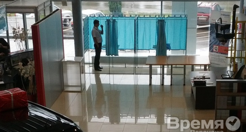 В Воронеже избирателям объясняют, почему в бюллетенях на выборах мэра оказалась зачеркнута одна фамилия