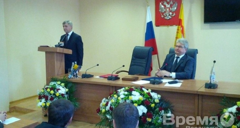 Александр Гусев официально вступил в должность мэра Воронежа