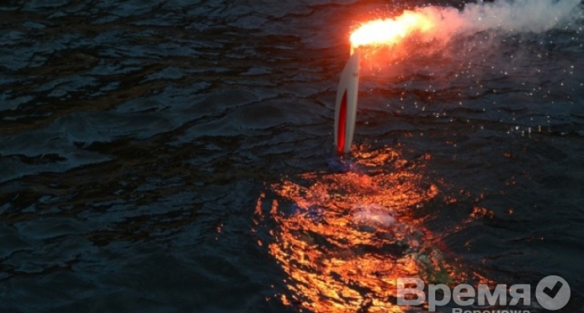В Воронеже олимпийский огонь побывает в водохранилище