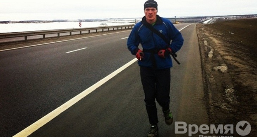 В гостинице Воронежа остановится марафонец, планирующий пробежать 1 700 километров до Сочи