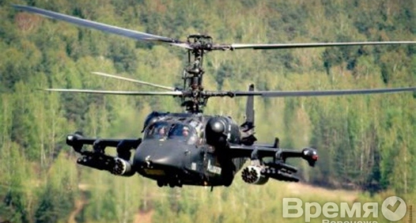 К танкам под Острогожском прибавились вертолеты