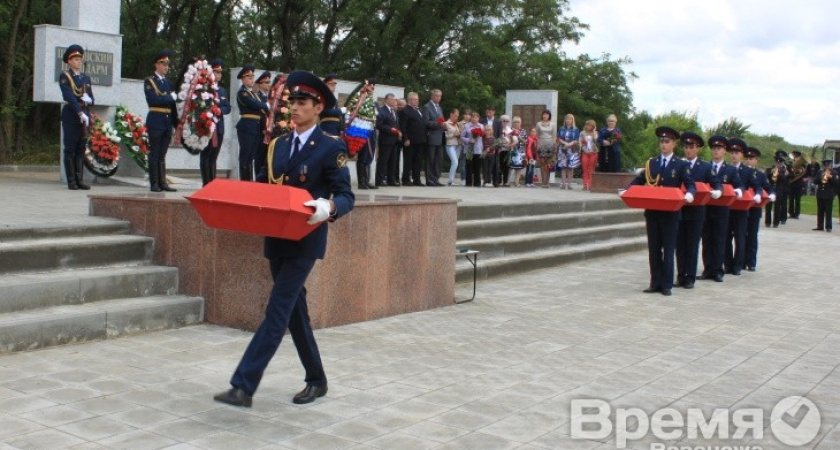 В Воронеже похоронили военнослужащих, погибших при обороне Шиловского плацдарма в 1942 году
