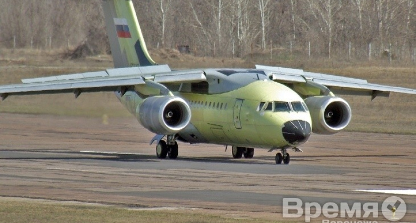 В Воронеже испытывают самолёт Ан-148-100Е построенный для министерства обороны
