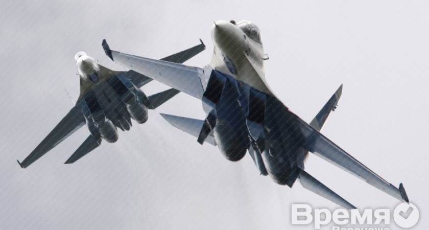 Над Воронежем полтора часа летали  «Стрижи»