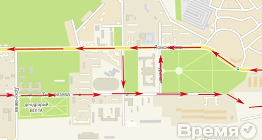 В Воронеже из-за изменения движения на Ломоносова пострадают местные жители?