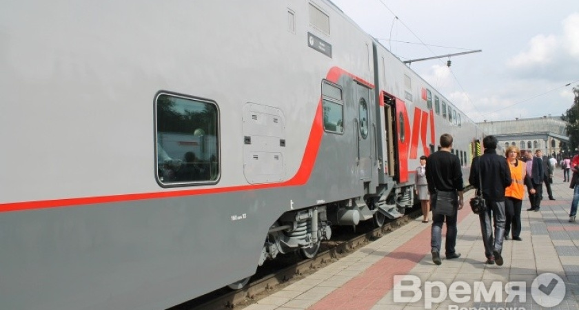 Из Воронежа в Москву можно будет уехать на двухэтажном поезде