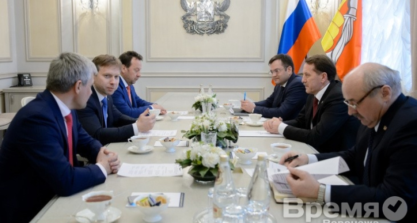 Новый председатель Центрально-Чернозёмного банка познакомился с главой Воронежской области