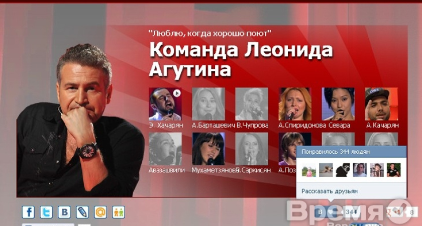 Леонид Агутин в Воронеже: «В проекте «Голос» победит тот, кто громче всех поёт!»