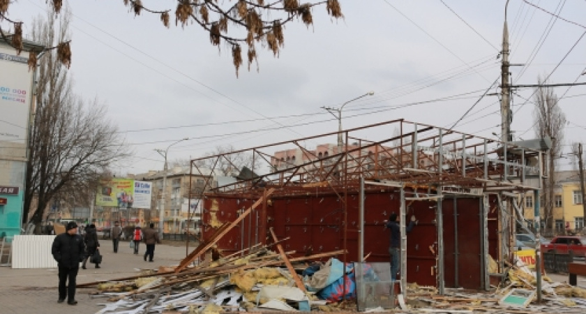 Воронежские власти продолжат демонтаж торговых точек