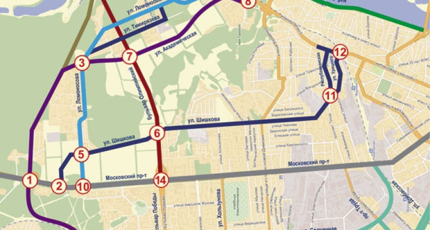 В Воронеже построят дорогу вдоль «яблоневых садов»