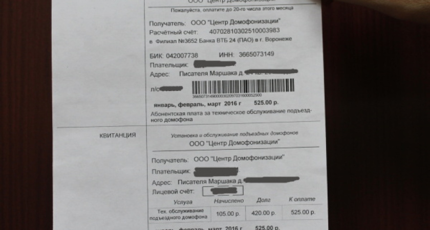 «Домофонный скандал» привлёк внимание воронежских антимонопльщиков 