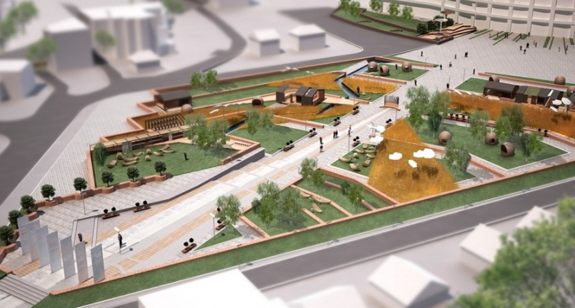 Воронежские власти назвали начальную цену детского Литературного сквера