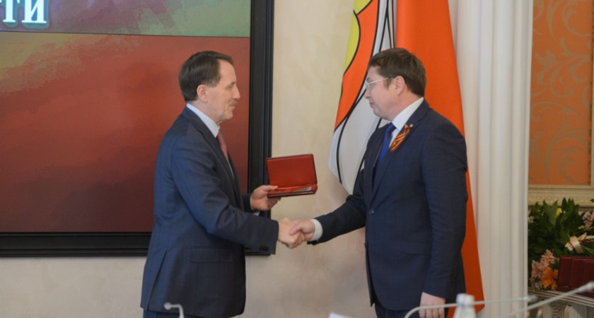 Воронежского ректора наградили медалью ордена