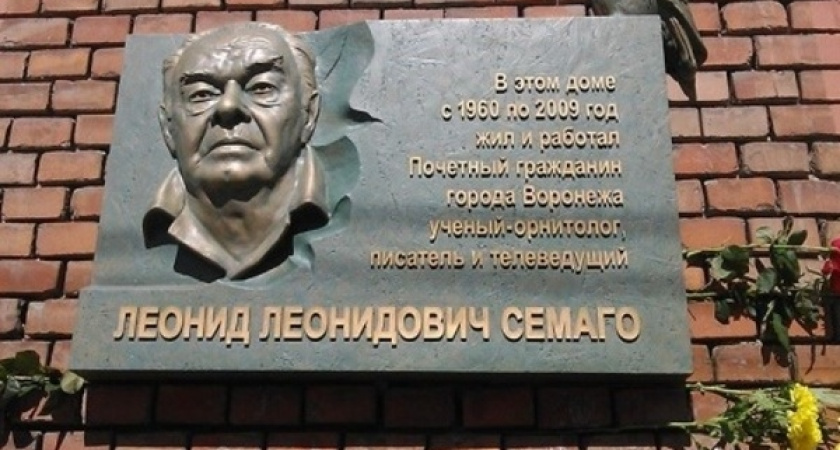 В Воронеже увековечили Леонида Семаго