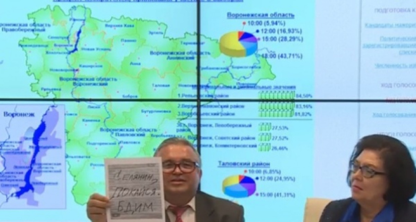 «Бомба» для председателя воронежского облизбиркома не сработала 