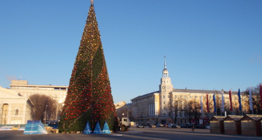 Воронеж потратит более семи миллионов рублей на ёлку 