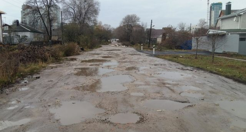 Воронежская улица попала в рейтинг с самыми плохими дорогами 
