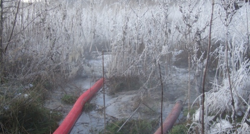 До воронежской прокуратуры «дошло» озеро из нечистот 