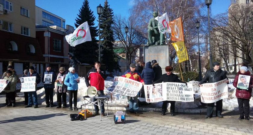 Воронежские националисты поддержали на митинге демократов 
