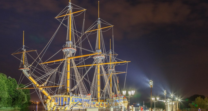 Подсветка линкора «Гото Предестинация» обошлась Воронежу в 450 тыс. рублей