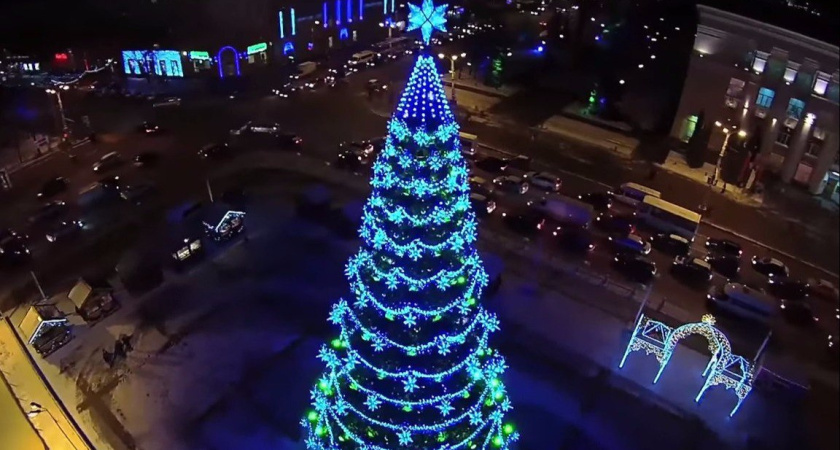 В Воронеже установят и украсят за 1,7 млн рублей прошлогоднюю елку
