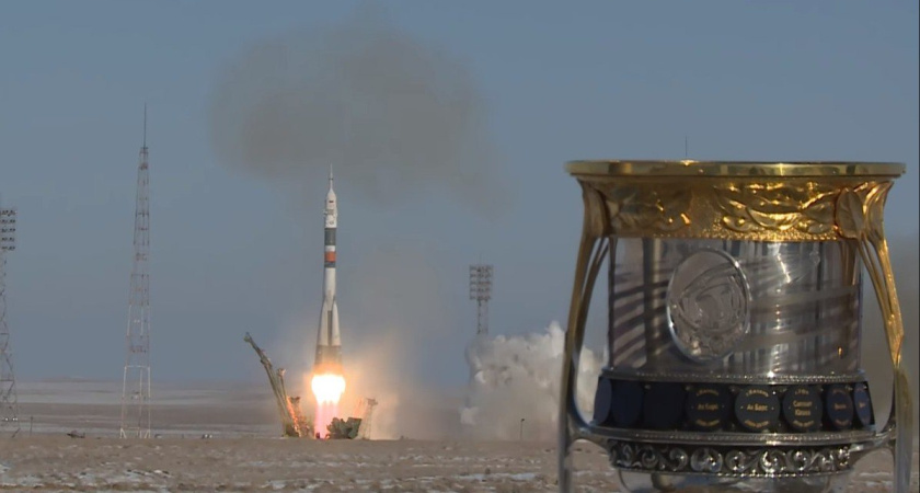 Ракета с воронежским двигателем отправила в космос копию Кубка Гагарина