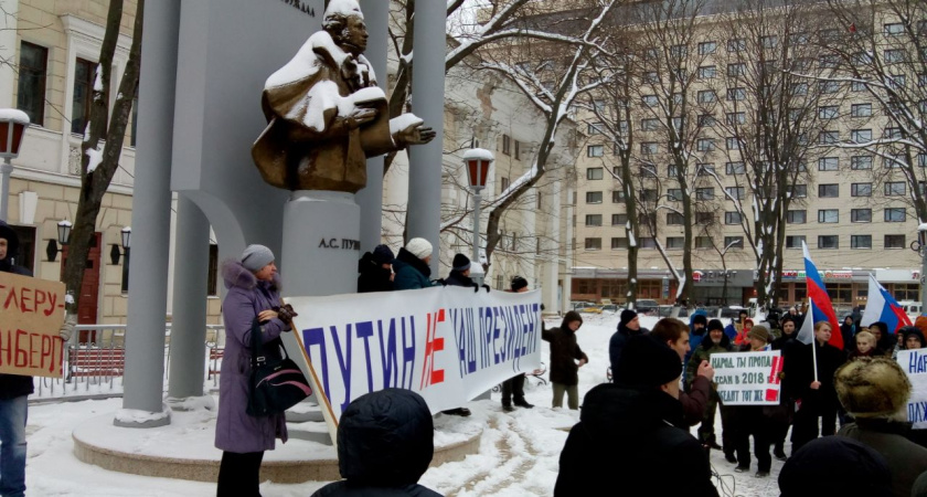 «Забастовка избирателей» в центре Воронежа обошлась без задержаний