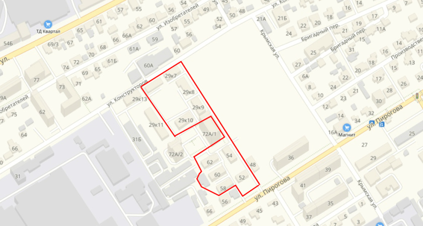 Мэрия выставила на торги право застройки еще одного ветхого квартала в Советском районе