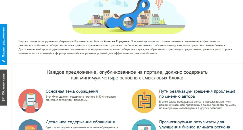 Воронежские власти направили на план развития сайта для бизнеса 1,3 млн рублей 