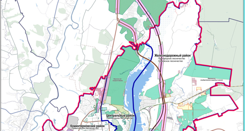 Воронежский зеленый пояс перережет скоростная магистраль