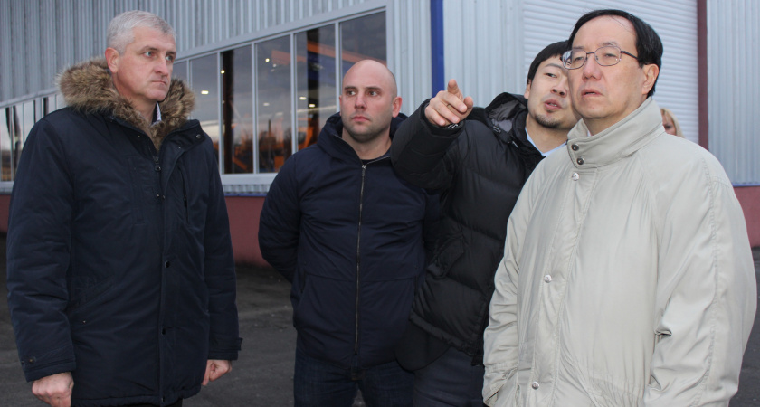 Японская делегация проверила готовность к запуску мусоросортировочного завода ОАО «Экотехнологии» под Воронежем